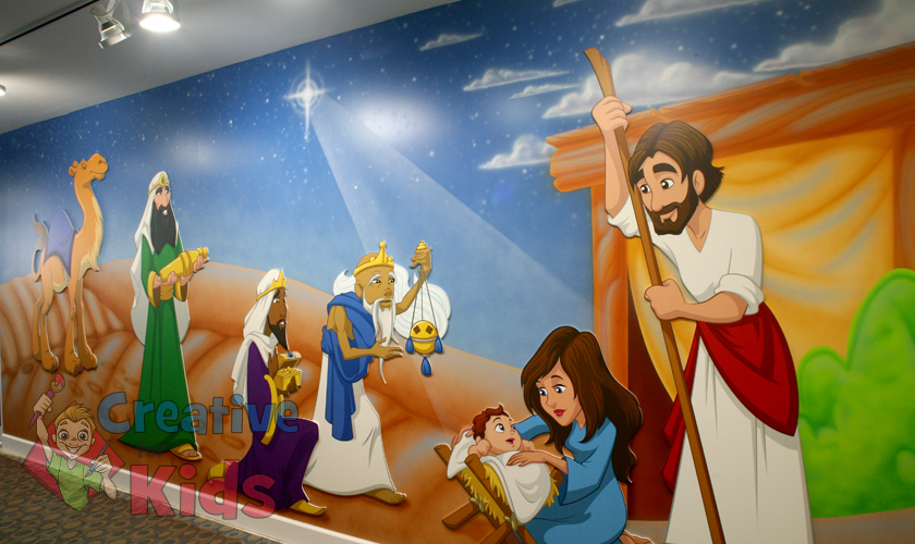 Children's Ministry Theme Mural